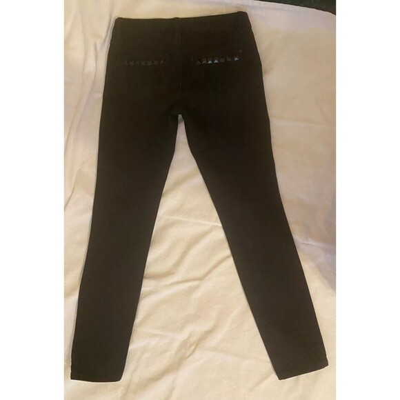 Michael Kors Black Studded Skinny Ankle Women Jeans Size 4 Great Condition - Picture 13 of 14